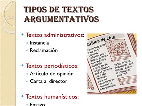 Tipos De Textos Argumentativos