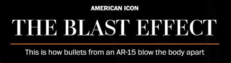 Why We Are Showing The Impact Of Bullets From An Ar 15 On The Human Body Editor And Publisher