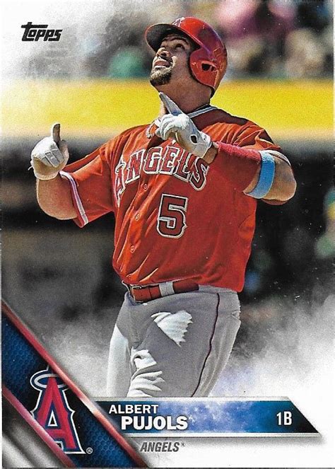 Albert Pujols 2016 Topps 500 Los Angeles Angels Baseball Card