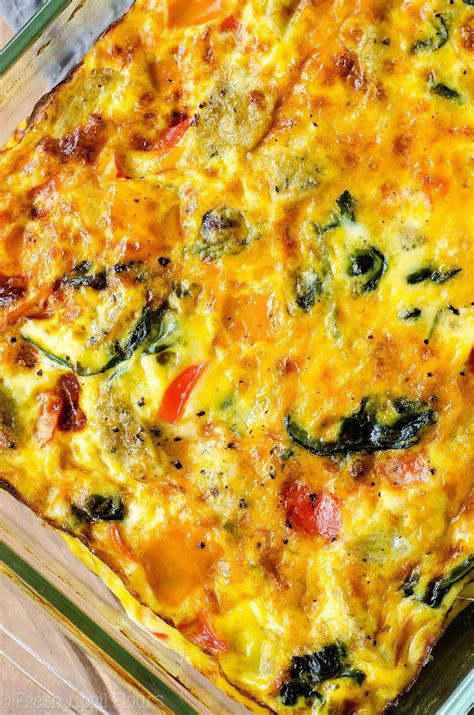 Make Ahead Breakfast Casserole This Sausage Vegetable And Egg Cassero In 2020 Breakfast