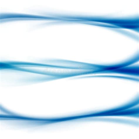 Three Divider Abstract Modern Web Blue Line Stock Vector Illustration