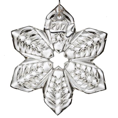 Waterford Crystal Mini Christmas Snowflake Ornament 2017 Silver