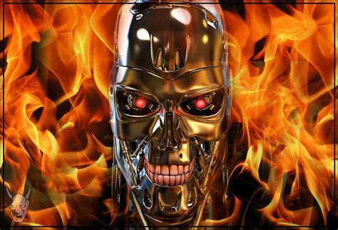 Terminator Skull Complete The Art Of Demetrius Kelly Terminator