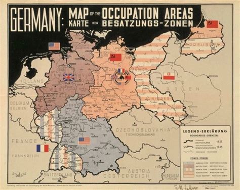 Occupation Zones In Germany Maps On The Web