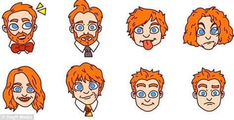 Redheads Rejoice Ginger People Finally Have Their Own Emoji Emoji Harry Potter Ron Weasley