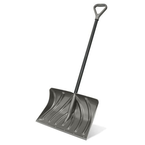 Shop Suncast 20 In Poly Snow Shovel With 51 In Steel Core Handle At