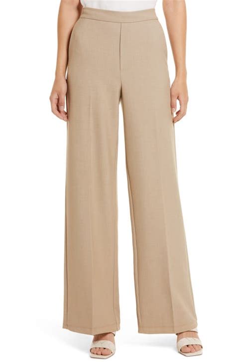 Womens Beige Trousers And Wide Leg Pants Nordstrom