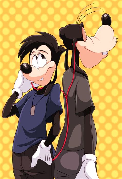 goofy and max by natsuki minami [©2013] disney characters goofy mickey mouse cartoon goofy
