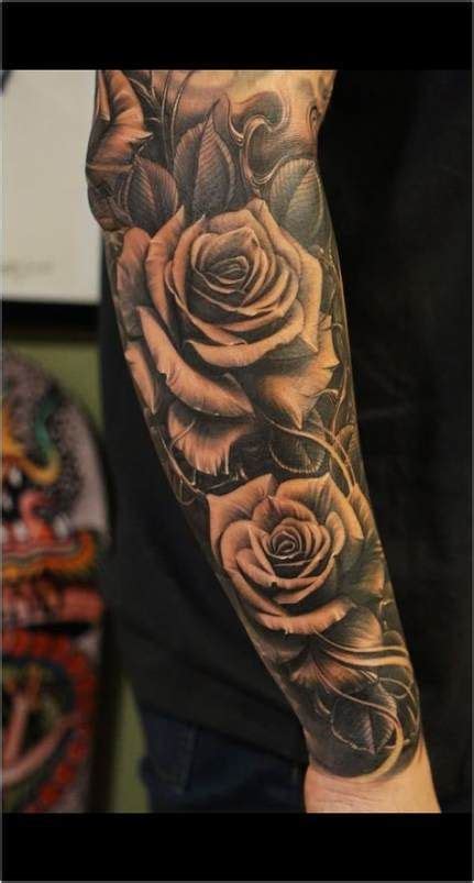 60 Ideas Tattoo Arm Men Sleeve Roses Rose Tattoos For Men Rose