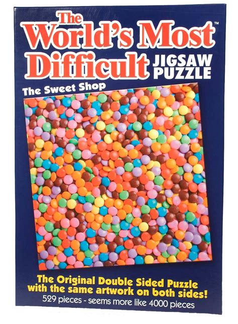Worlds Most Difficult Jigsaw Puzzle Sweet Shop 529 Pieces Pdk