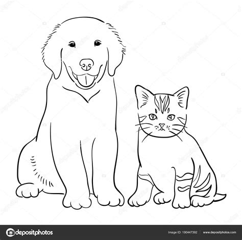 Dibujos De Perros Y Gatos Para Colorear E Imprimir Colorear Imagenes Images