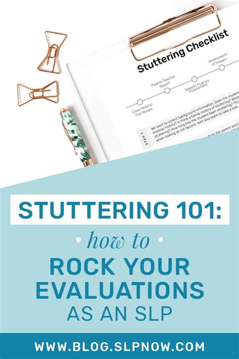Getting Started With A Stuttering Evaluation Can Be A Challenge Slps