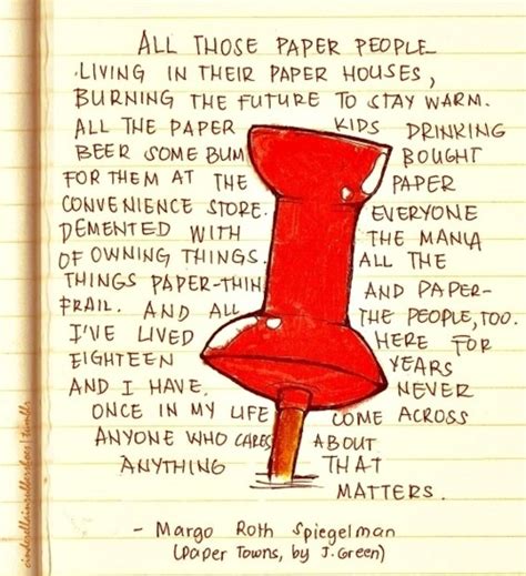 All Those Paper People From Paper Towns By John Green