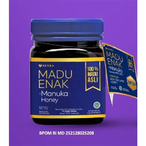 Jual Herba Madu Enak Manuka Honey 250gr Shopee Indonesia