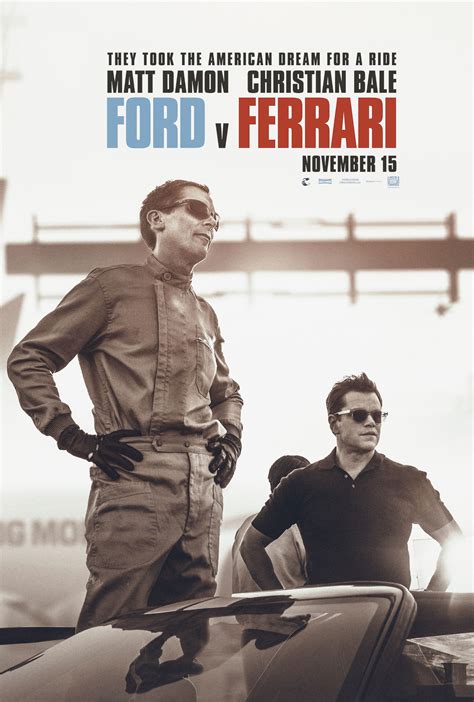 Ford Vs Ferrari Poster Art Cinema Movies Iconic Movies Movie Theater