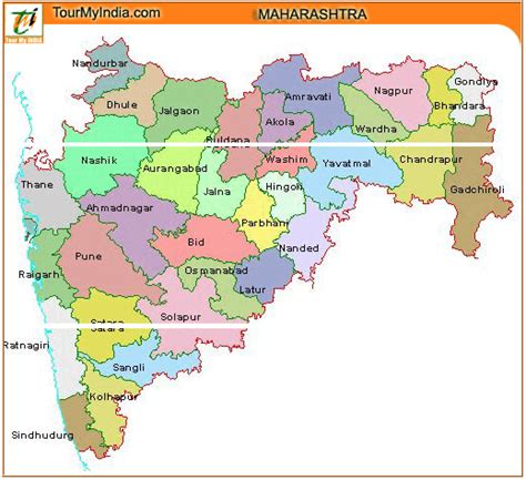 Maharashtra Tourism Map For Travelers Maharashtra Travel Information