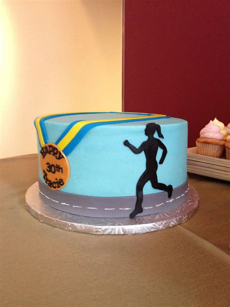 Do you have a birthday coming up that you're hoping to celebrate with cake as usual, but you're actually in the midst of trying to be a little more calorie conscious than usual right now?. running cake - Google Search | Isaac's Birthday | Pinterest | Running cake and Cake
