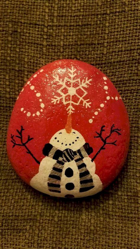 50 Easy Diy Christmas Painted Rock Design Ideas 37 Rock Crafts