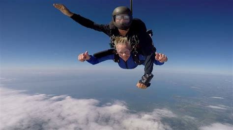 Unmatched views of the chesapeake bay, susquehanna river. 88-Year-Old Grandma Checks Skydiving Off Bucket List - YouTube