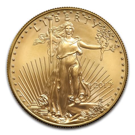 2017 American Gold Eagle 1 Oz Uncirculated Golden Eagle Coins