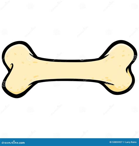 Dog Bone Stock Vector Image 53855927