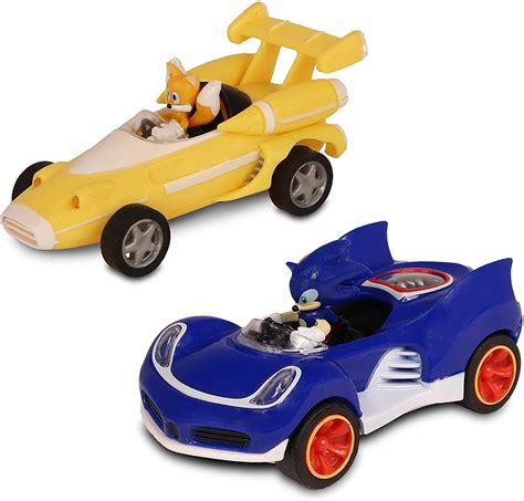 Sonic Transformed All Stars Racing Pull Back Action Tails And Sonic