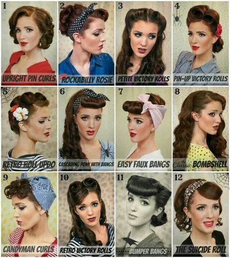modern retro hairstyles style and beauty