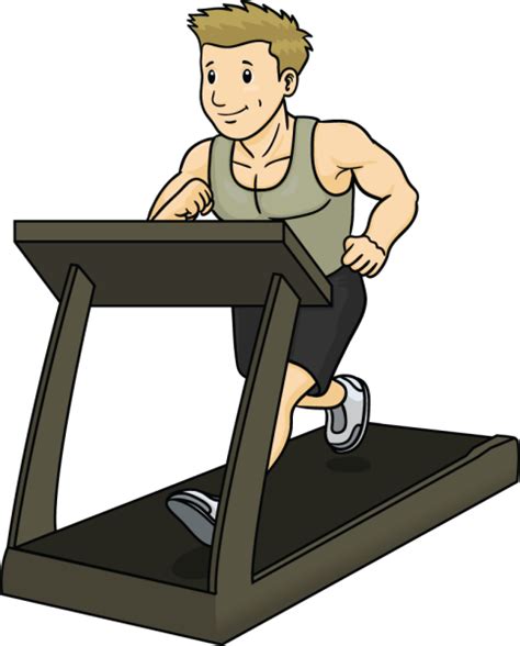Free Exercising Treadmill Cliparts Download Free Clip Art