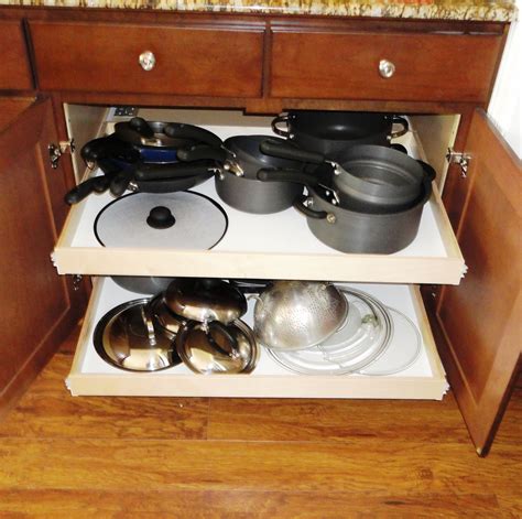 Always remove the top drawer first; How To Remove Sliding Kitchen Cabinet Drawers - Chaima ...