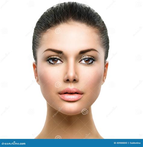 Female Face Profile Front