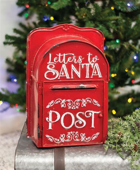 Col House Designs Wholesale Letters To Santa Post Box Red