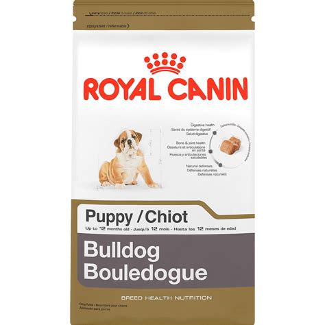 Relying on scientific research, their formulas are made with more than 50 nutrients in order to give your furry friend the balanced diet that is necessary for their growth. Royal Canin Breed Health Nutrition Bulldog Puppy Food | Petco