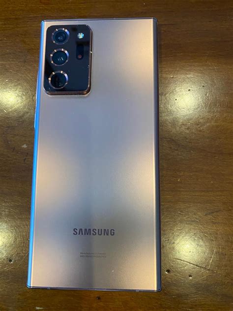 Samsung Galaxy Note 20 Ultra 5g Unlocked Mystic Bronze 128gb 12gb