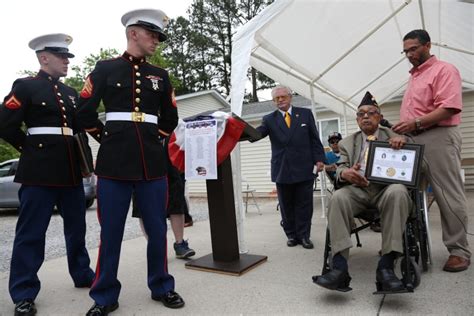 Marines Honor Montford Point Marines Service Members In Small Southern Illinois Town