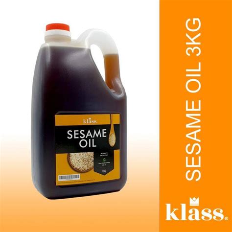 World Cuisine Klass Sesame Oil 3l Premium Sesame Oil Used By The Top Restaurants In Metro