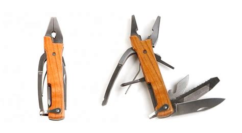 Wooden Multi Tool International Spy Museum Wood Axe Hammer Tool