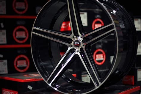 Spec 1® Sp 8 Wheels Gloss Black With Machined Face Rims