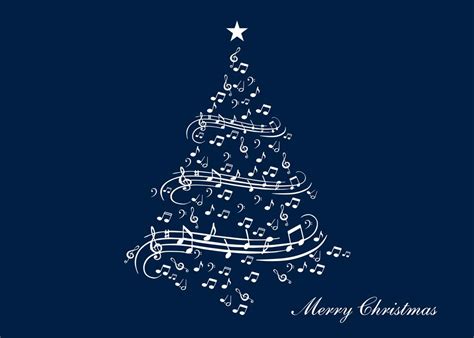 Start your christmas card message with a christmas greeting. Music Note Tree - Holiday Cards from 123Print