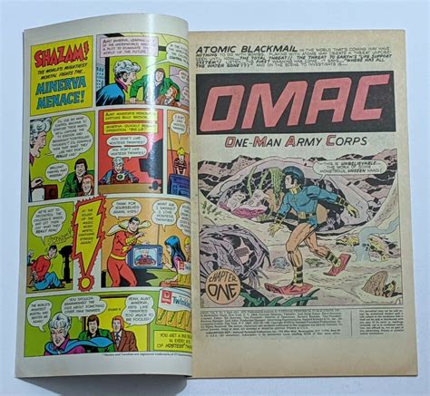 Omac 7 Oct 1975 Dc Fn 55 Jack Kirby Story Comic Books Bronze