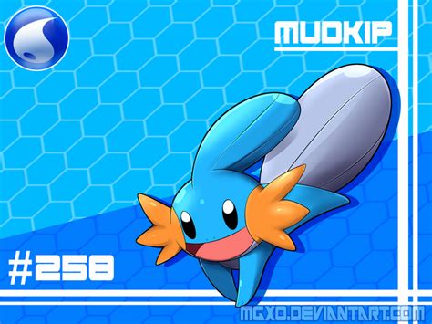 Pokemon 258 Mudkip By Mgx0 On Deviantart