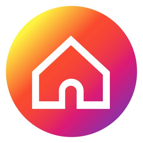 Instagram Home Button Transparent Png And Svg Vector File