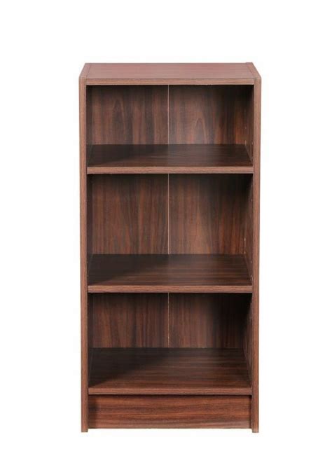 Walnut 5 tier cube bookcase lounge furniture homesdirect365. Essentials 3 4 Tier Cube Walnut Bookcase Display Shelving ...