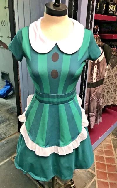 Disney Parks Haunted Mansion Maid Ghost Hostess Halloween Costume Dress