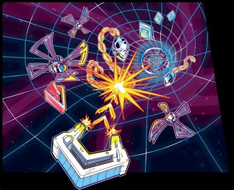 The Artcade: Arcade Art: Geometry Wars - retro arcade side-art