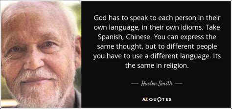 The ministries were each required to achieve their own targets, and succeeded fairly well. Huston Smith quote: God has to speak to each person in ...