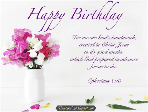 Do you want to write a birthday message to an elderly woman but are unsure how best to put your feelings into words? Free Birthday Images with Bible Verses