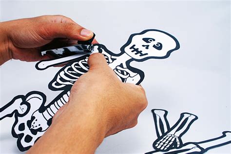 How To Make A Human Skeleton Out Of Paper 12 Steps