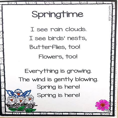 Spring Poems For Kids 808solutions