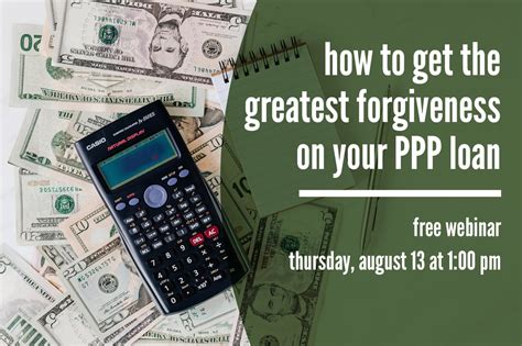 You may want to open a separate bank account for the ppp loan deposit and spending, for the ease of tracking the loan funds when you later apply. How to Get the Greatest Forgiveness on Your PPP Loan - Oxnard Chamber of Commerce | Oxnard, CA 93036