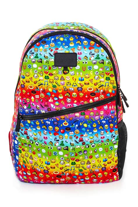 X Gosac Rainbow Emoji Backpack In 2019 Bags Emoji Backpack Emoji
